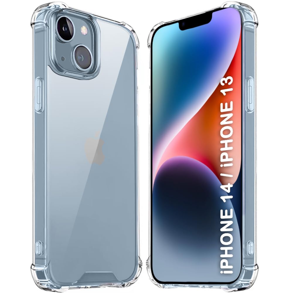 TheGiftKart Crystal Clear Back Cover Case for iPhone 18 Pro / 17 Pro | 360 Degree Protection | Shock Proof Design | Transparent Hard Back Cover Case (PC & TPU, Transparent Bumper) — Amazon image 7