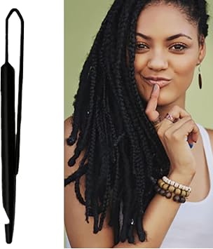 4 Pcs Dreadlock Interlocking Tool Professional Dreadlock Crochet Hook Hair Styling Crochet Needles for Women Hairstyles DIY Handcraft