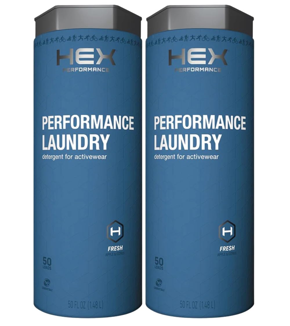- Laundry Detergent, Fresh & Clean, 100 Loads (Pack of 2) - Designed for Activewear, Eco-Friendly, Concentrated Formula