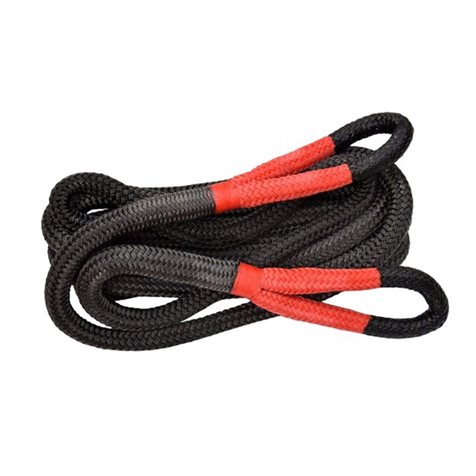 Winch Rope, Kinetic Rope,Recovery Rope,Double Braided Nylon Energy Rope(25mm 9m red)