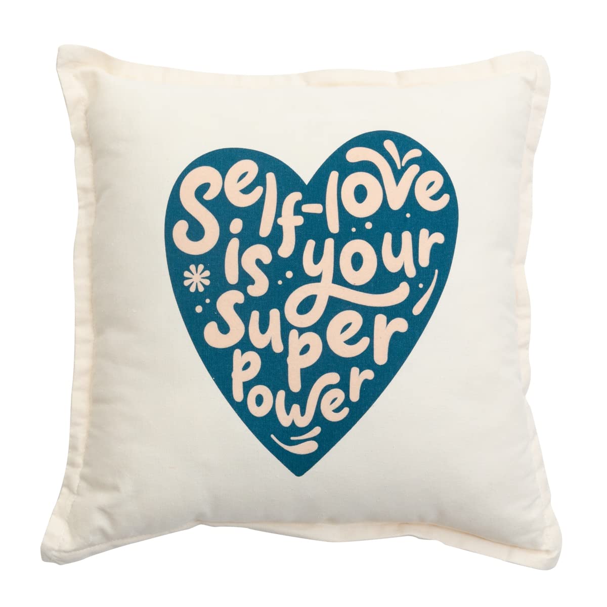Mr. Wonderful Cojín Blue - Self-Love is Your Superpower