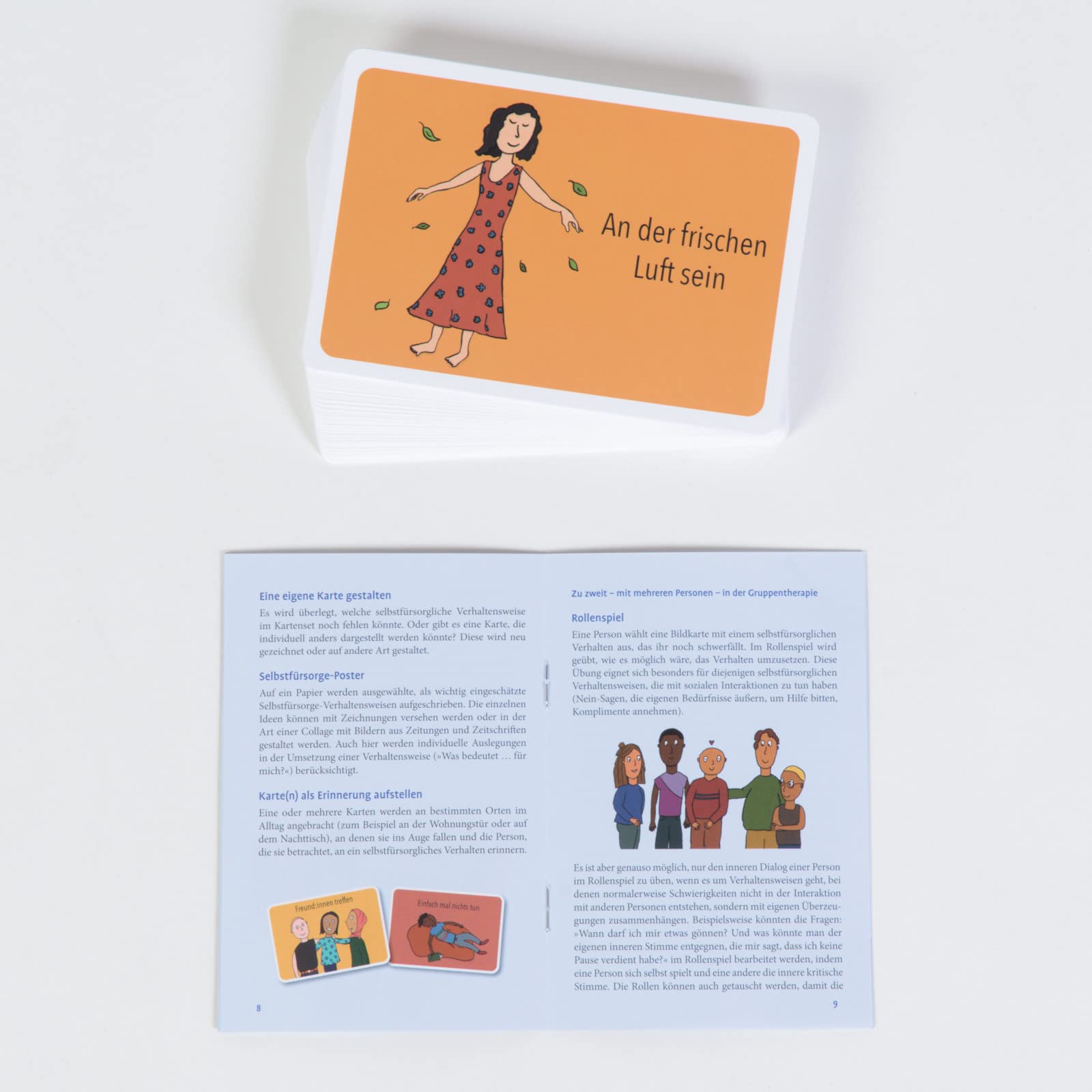 Was tut mir gut?: Impulse zur Selbstfürsorge. 60 Bildkarten für Therapie und Beratung. Mit 16-seitigem Booklet in stabiler Box, Kartenformat 9,8 x 14,3 cm. (Beltz Therapiekarten)