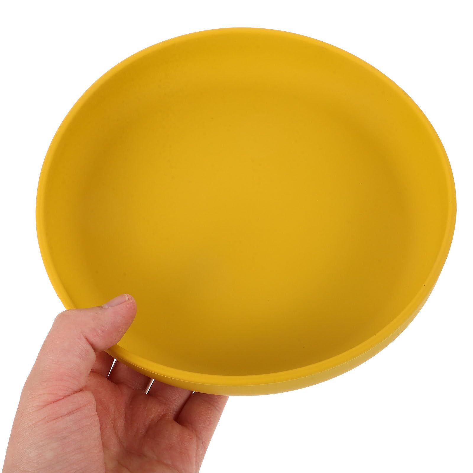 TOYANDONA 2pezzi Piatti in Silicone Anti-rosciamento Base a Ventosa per Anziani e Disabili, Rotondo per Pasti Indipendenti