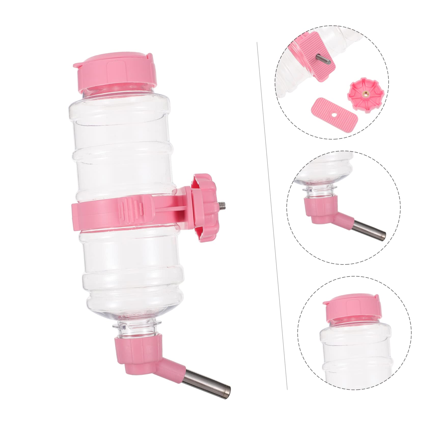 Sosoport 2pezzi Dispenser Automatico Per Animali Domestici Bevitore Da Cassa Per Gatti e Cani Capacità Elevata e Facile Installazione Accessorio Per Gabbia Per Animali Di Piccola e Media