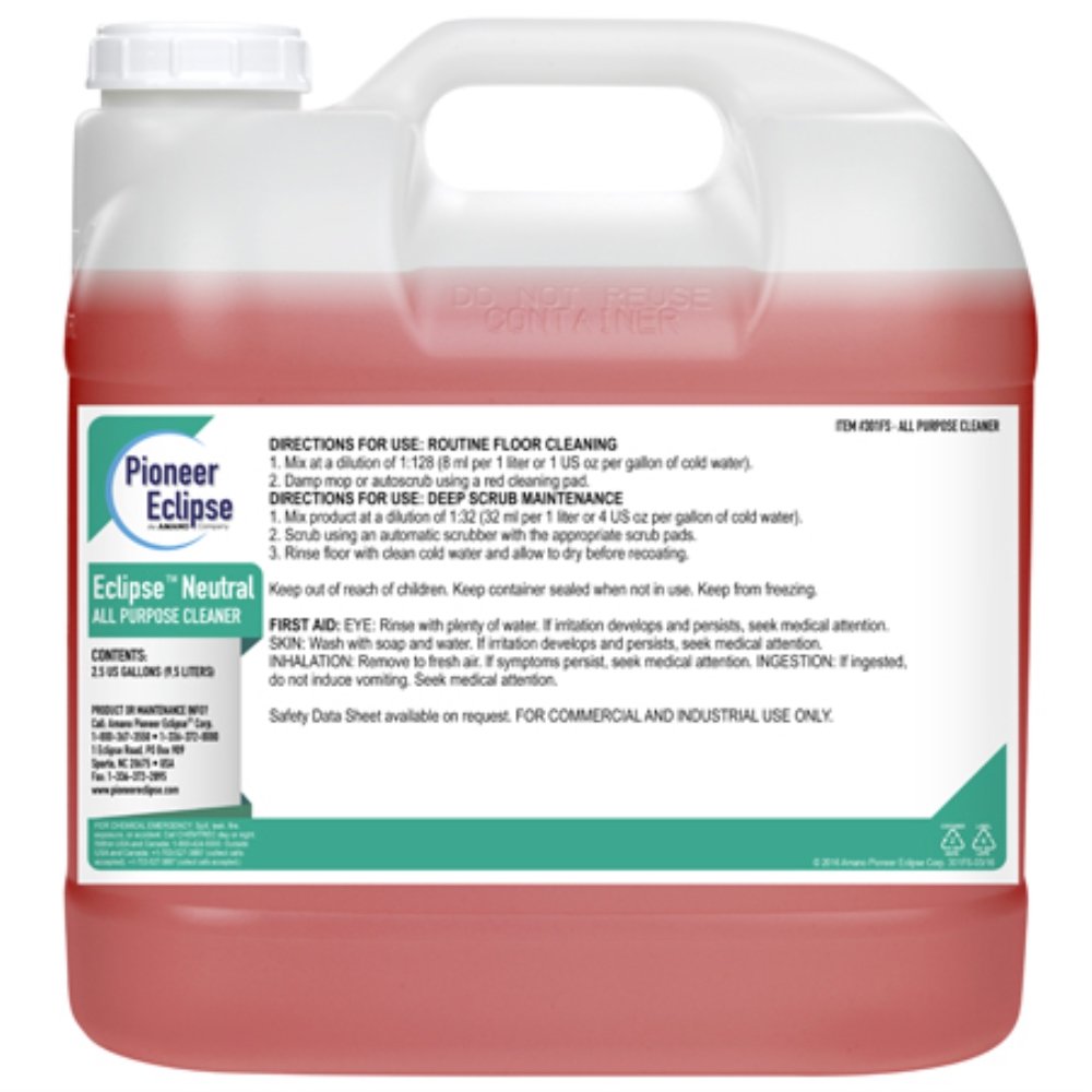 Pioneer Eclipse Eclipse Neutral Cleaner - 2.5 Gal. -(1 CASE)