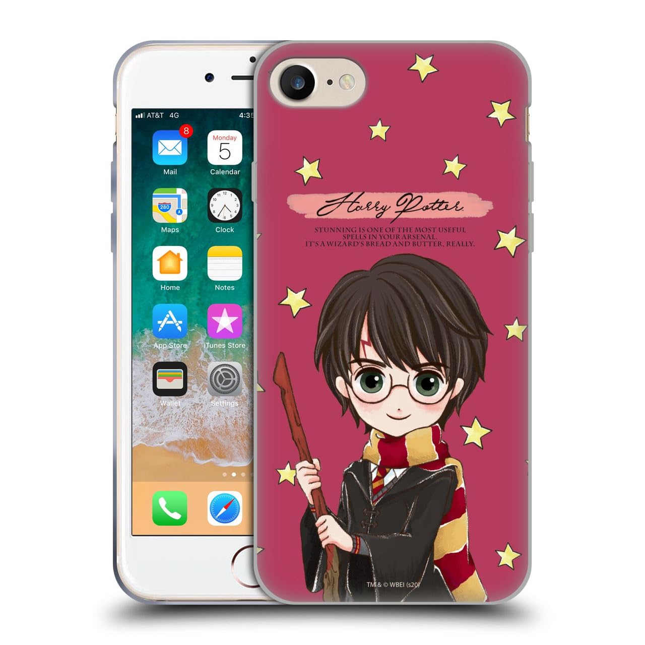 Head Case Designs Licenciado Oficialmente Harry Potter Patrón Luna Reliquias de la Muerte XXXVII Caso Funda de Gel Suave Compatible con Apple iPhone 12 / iPhone 12 Pro — view 57