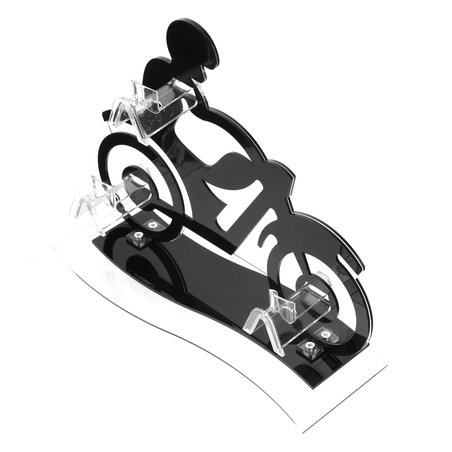 Alipis 2stücke Motorcycle Shaped Eyewear Display Rack Für Sonnenbrillen Und Brillen Stabiler Brillenständer Mit Kreativem Design Für Schaufenster Und Zuhause