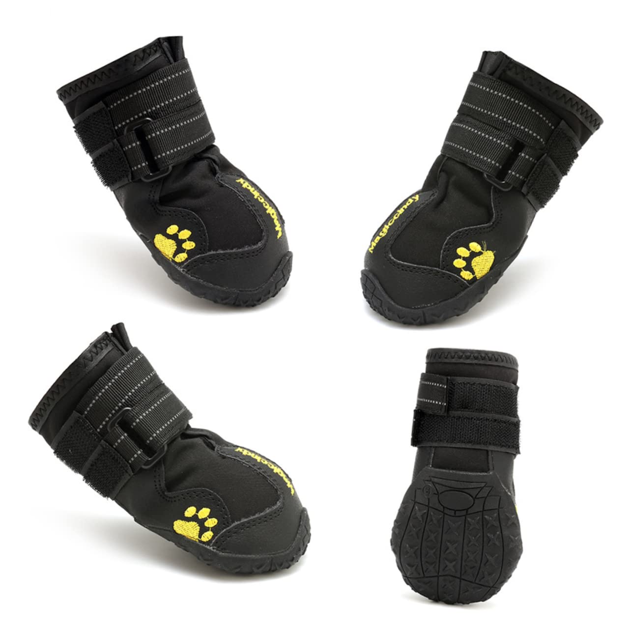 Milisten 8 Uds Zapatos para Perros Botas Cálidas De para Perros Botas para Perros Botas De Nieve para Mascotas