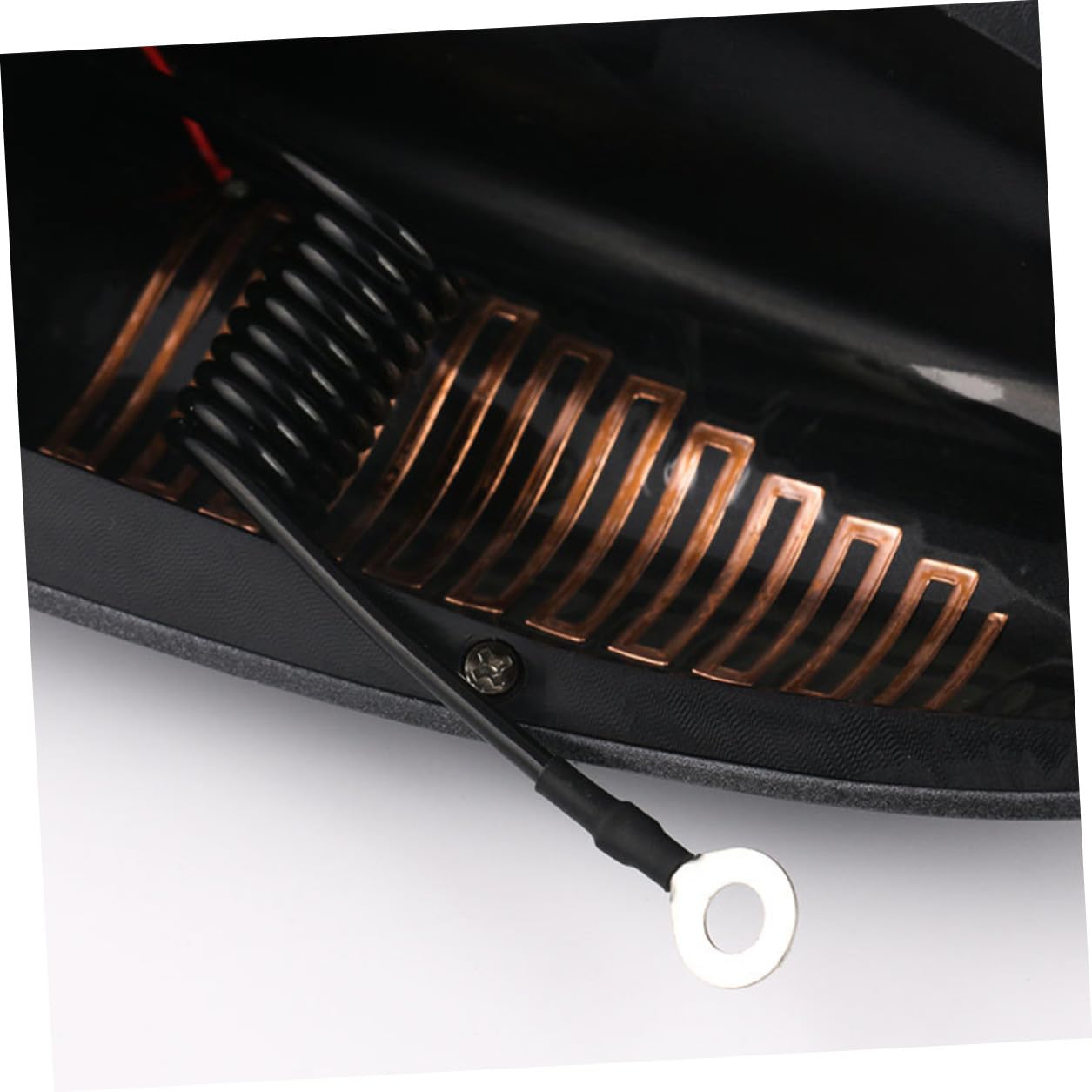 SHINEOFI Antena Aleta para Coche Antena Radio de Señal Fuerte Diseño y Resistente la Negro