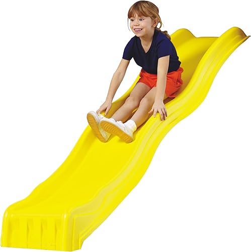 SWINGSET SLIDE PLASTC 8',Yellow