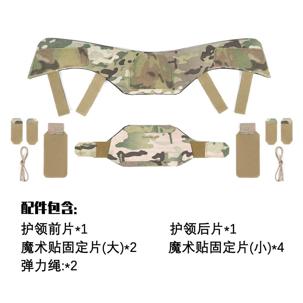 Tactical Vest Universal Collar 2.0 Neck Armor for JPC FCSK 6094 CPC