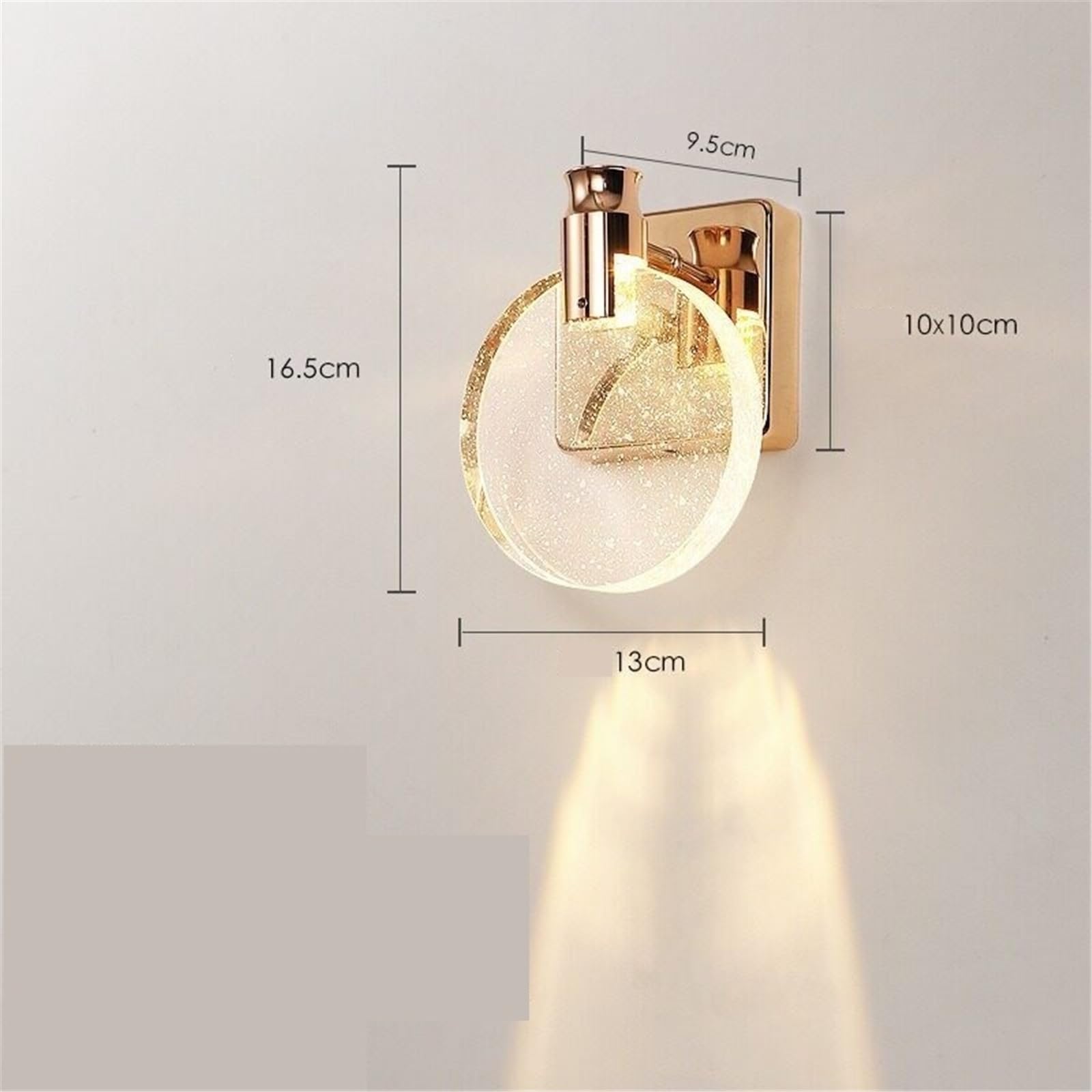 Kinkiety Lampa ścienna LED Bubble Crystal Wewnętrzna dekoracyjna oprawa oświetleniowa Oświetlenie wewnętrzne