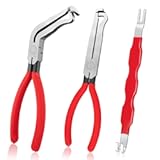 3PCS Electrical Disconnect Pliers&comma; Upgrade Electrical Connector Pliers&comma; Automotive Electrical Connector Removal Tool&comma; Automotive Electrical Terminal Connector Separator Removal Tool for Cars