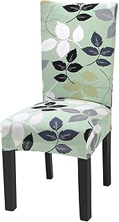 YISUN Fundas de Silla de Comedor en Spandex, Elásticas y Modernas, Extraíbles y Lavables, Fundas de Licra para Sillas Altas 4/6 Piezas Fundas Protectoras para Sillas