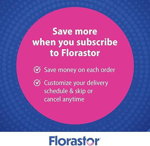 Miniatura 6 de Florastor Probióticos para mujeres, digerir y desestresar, probióticos para la salud digestiva, probióticos vaginales y L-teanina para el bienestar