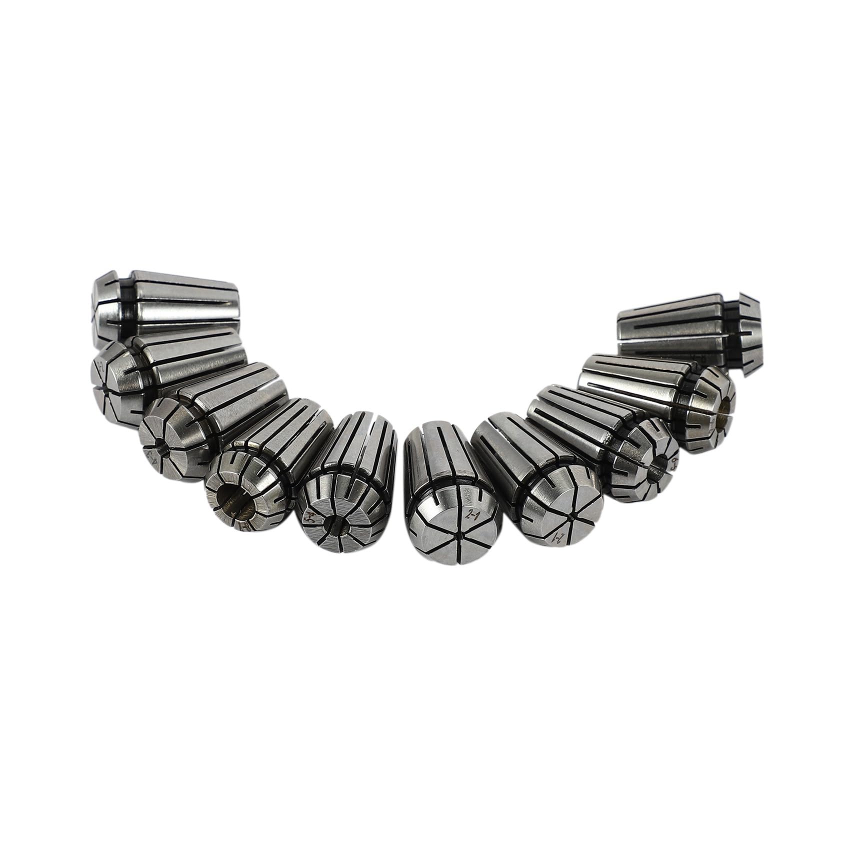 40Pcs Ultra Precision ER16 1-10MM Collet Set pour CNC Fraisage Outil de Gravure Machine