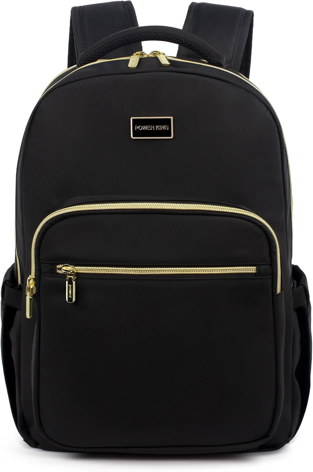 15.6 Inch Black Classic Backpack For Men And Women, 25L Lightweight Travel Laptop Backpack With Luggage Strap, Water-Resistant Casual Daypack Backpacks for Work, Travel, Daily Use