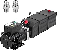 Vista 10 de Litake Unidad de potencia hidráulica de doble efecto 12 V 8.5 cuartos de galón de elevación de coche Unidad de potencia de bomba hidráulica, bombas