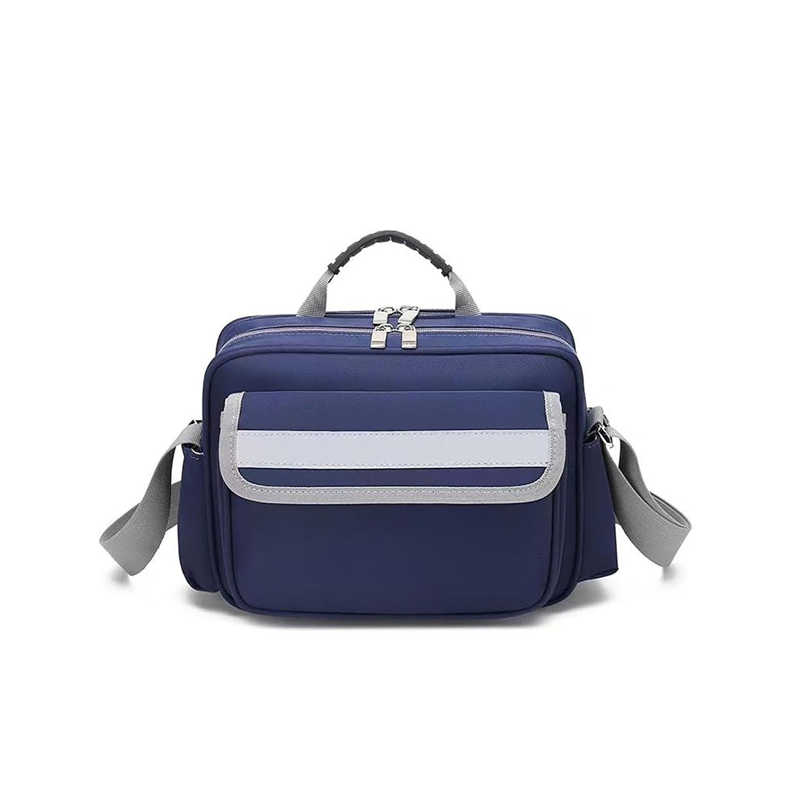 Bolsa médica, bolsa para emergencias, bolsa para traumatismos, bolsa de almacenamiento para enfermeras de atención médica a domicilio, EMT, EMS, policía, bomberos, oficiales de seguridad (azul)