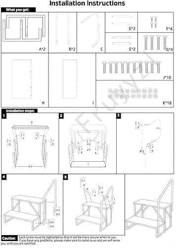 Miniatura 7 de Escalera de taburete de 2 escalones para adultos, taburete para niños, 660 libras, escaleras de bañera de hidromasaje con barandilla, taburete para