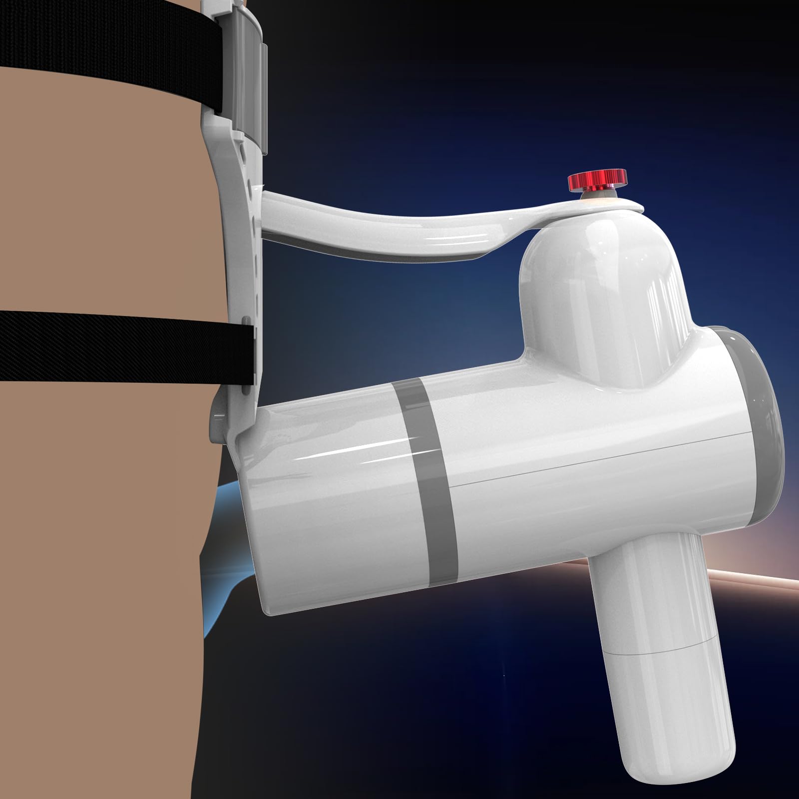 Masturbatore Automatico con Lubrificazione per Uomo, con Cintura da Fianchi, Dispositivo Elettrico con Climax a un Solo Pulsante, 8 Modalità di Spinta e Aspirazione, Giocattolo Intimo per Uso Maschile