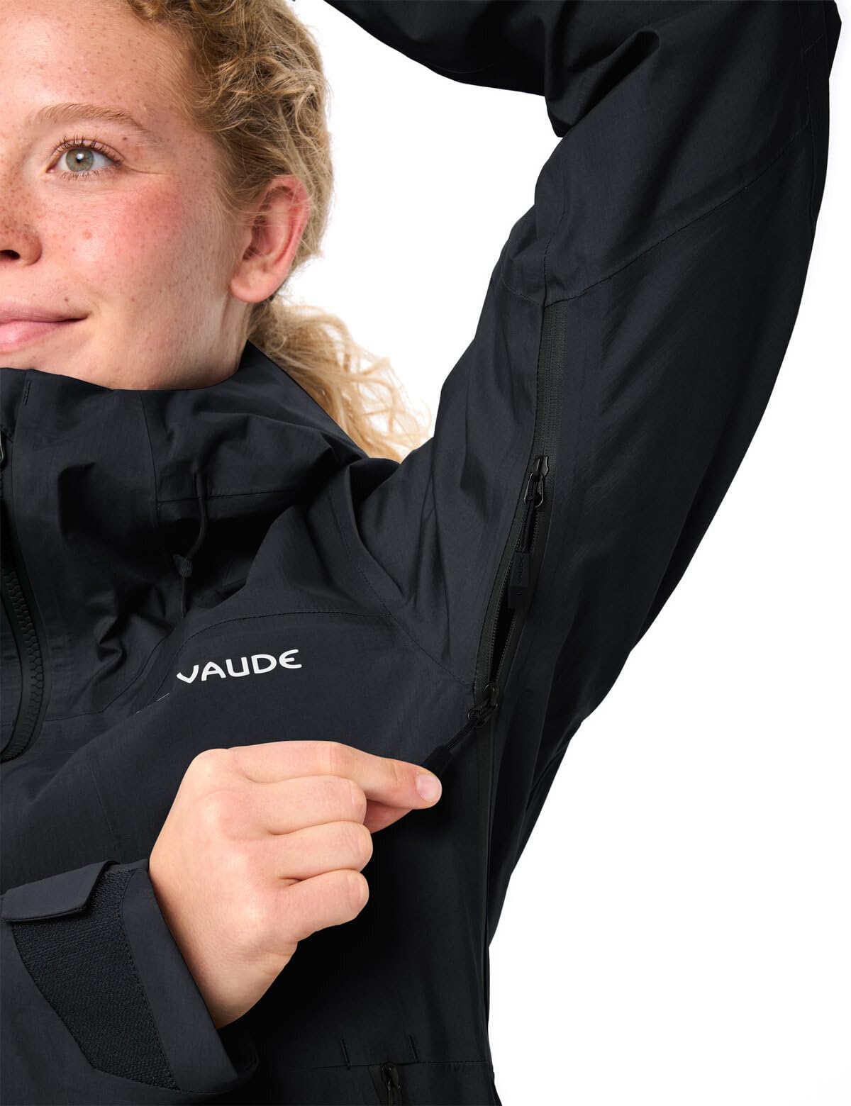 VAUDE Damska kurtka Croz Alpine 3L, lekka, wytrzymała kurtka hardshellowa dla alpinistek, wodoszczelna, wiatroszczelna i wysoce oddychająca