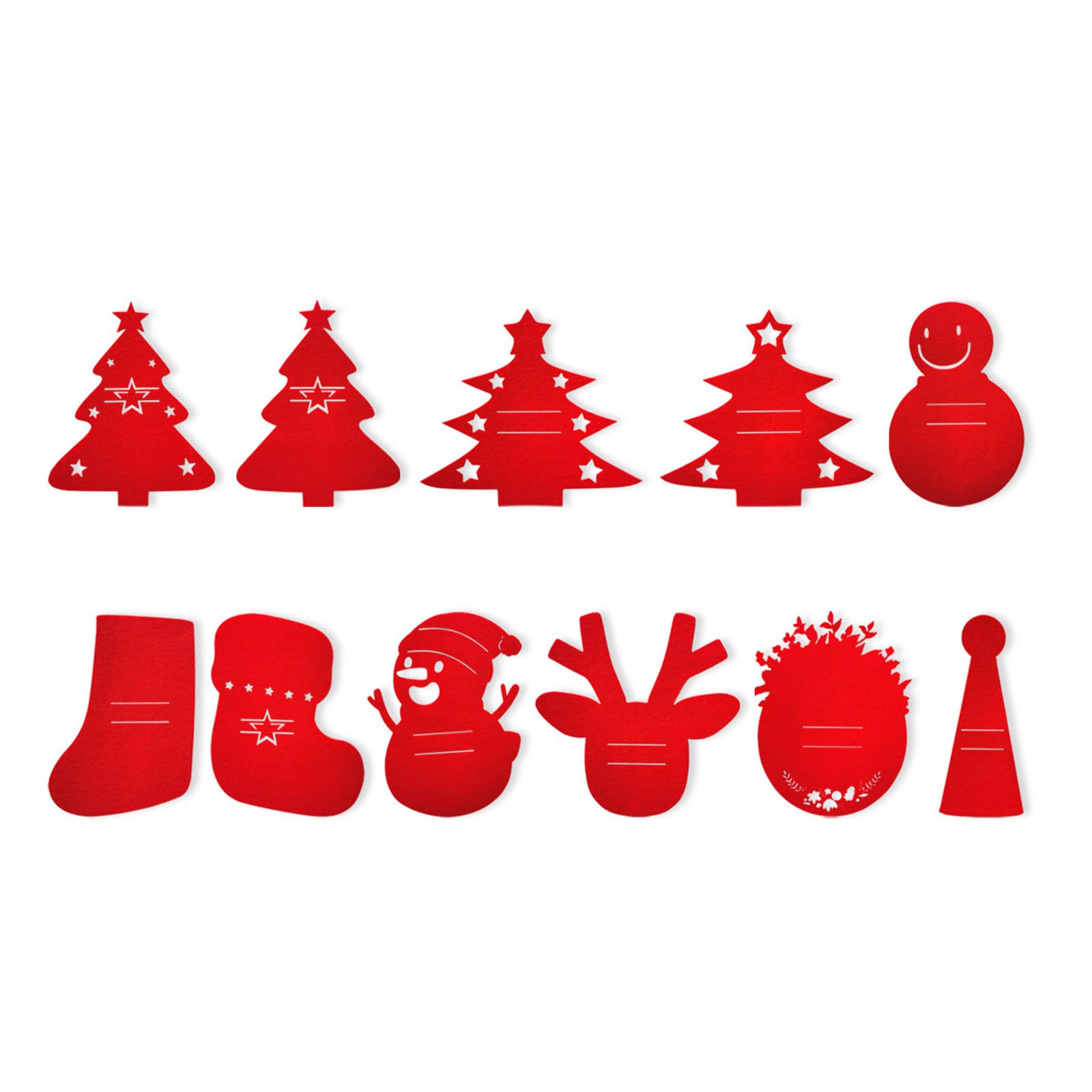 Jazuaiao Christmas Cutlery Set and Placemat Festival Dining Accessory Polyester Table Setting for Family Gatherings Christmas Cutter Fork Set Polyester