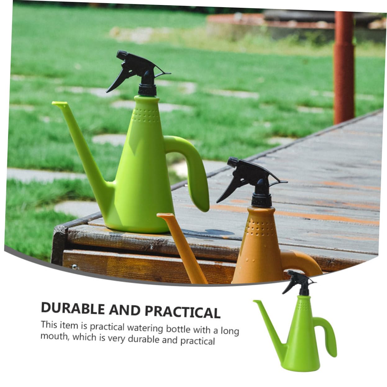 UPKOCH 2 Pièces aérosol Jardinage pelouse saupoudrage saupoudrer Peut arrosoir Multifonction pulvérisateurs de Jardin arrosoir de Jardin Flacon brumisateur pour Plantes Plastique Vert