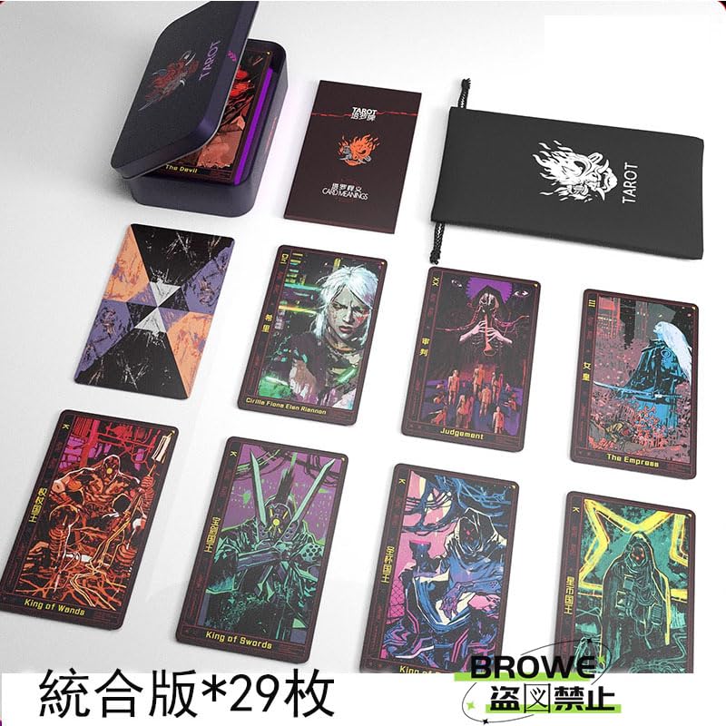 【正規品タロットカード】海外人気✨自分の平和とバランスを見つける内なる光のデッキ ムーンライトドリームタロット | 78枚のタロットカード、4枚の