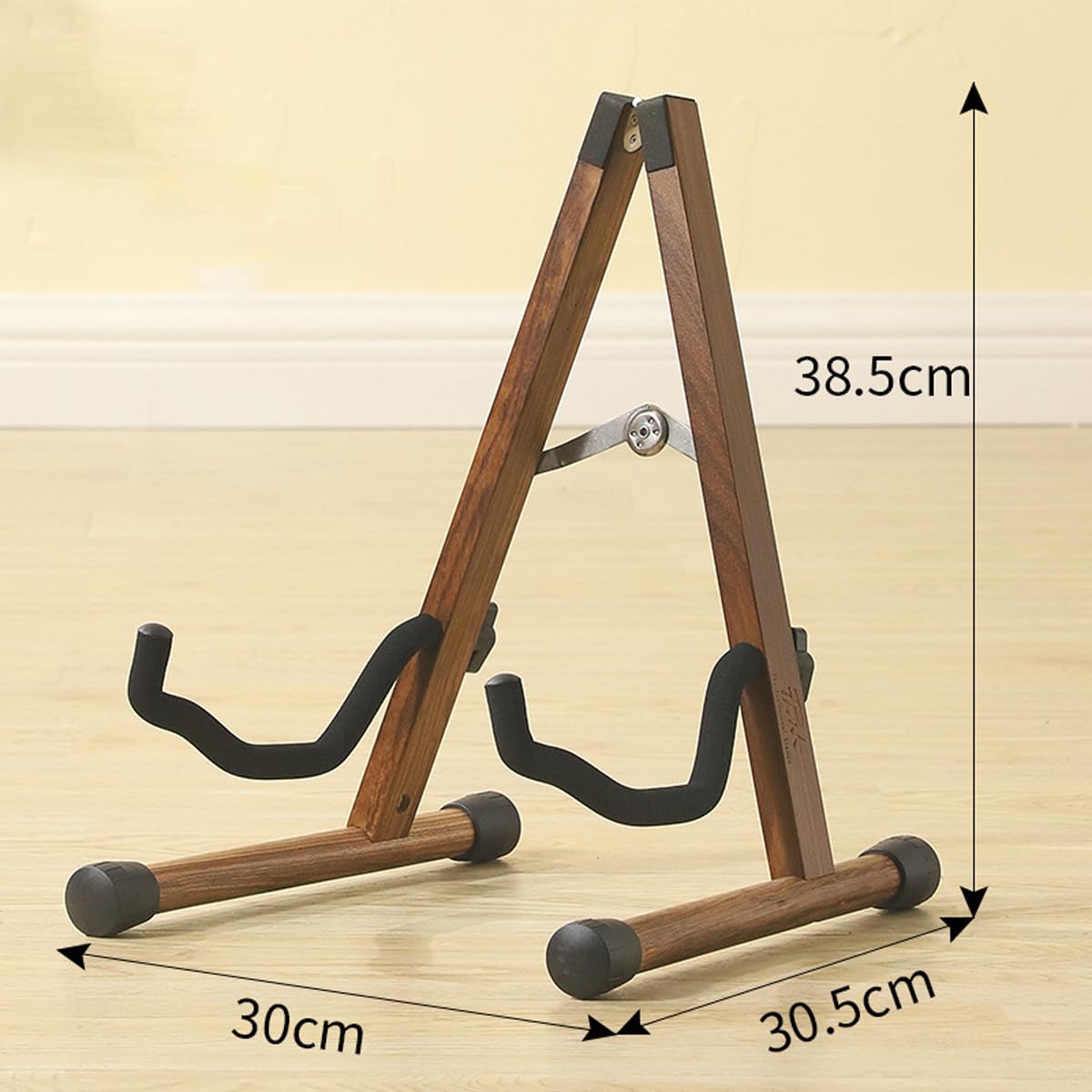 Teron Supporto Per Violoncello in Legno, Staffa Base Per Violoncello in Legno Per Chitarre Acustiche, Elettriche E Basso, Ukulele 30x30,5x38,5cm