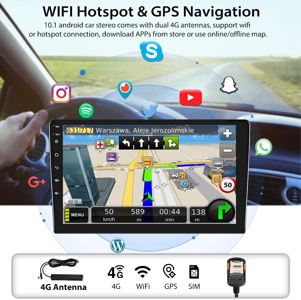 Authеntіс Crаzу Dеаlѕ Android Car Stereo Double Din Wireless Carplay Android Auto, 4GB 64GB 10 Inch IPS Touch Screen Car Radio with GPS 4G WiFi DSP FM AM Voice Control Bluetooth 5.0 Split Screen HD Backup Camera Rеvіеw Dіѕсоunt Android Car Stereo Double Din Wireless Carplay Android Auto, 4GB 64GB 10 Inch IPS Touch Screen Car Radio with GPS 4G WiFi DSP FM AM Voice Control Bluetooth 5.0 Split Screen HD Backup Camera