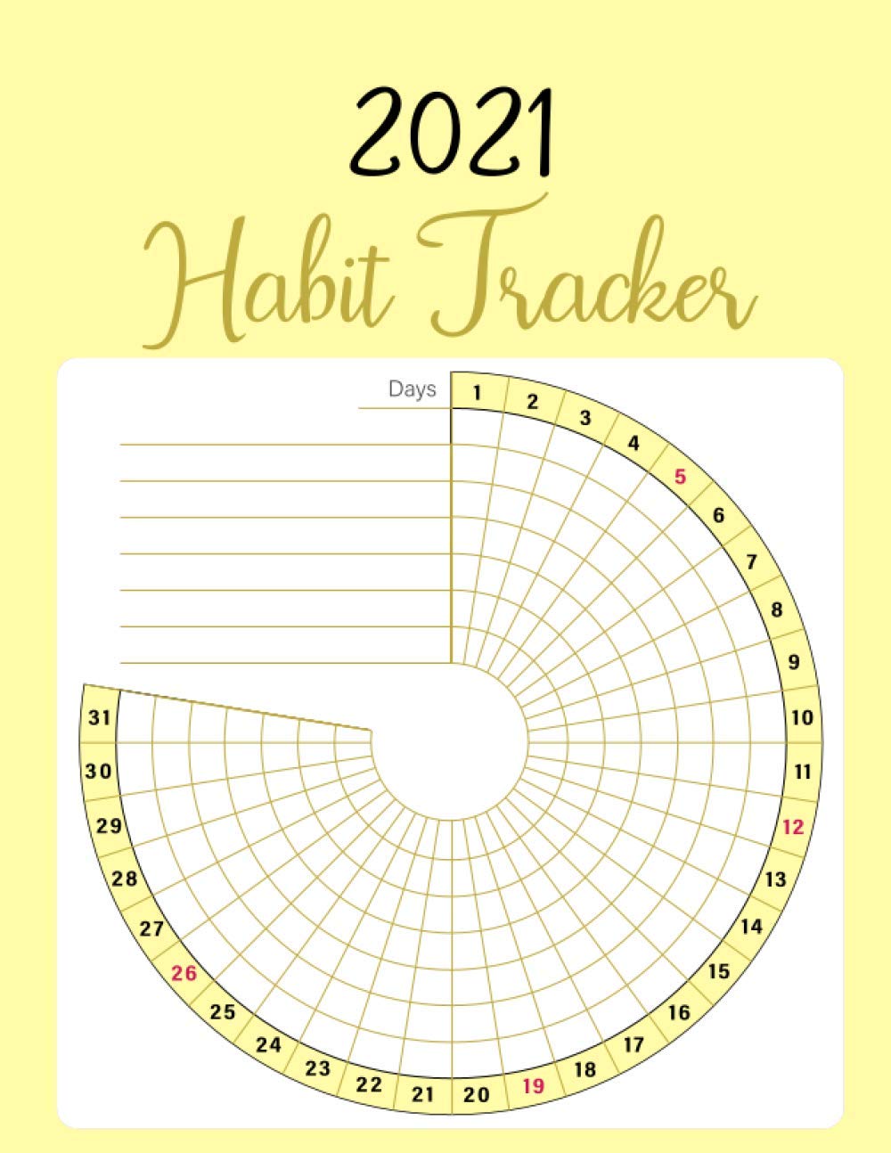 Buy 2021 Habit Tracker The Ultimate Habit Tracker Guide Weekly Monthly