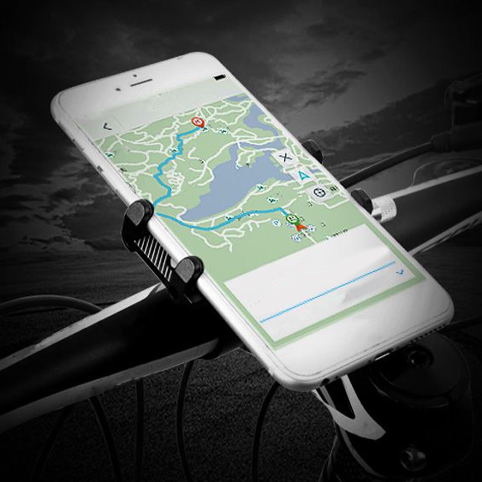 Uchwyt Rowerowy Do Telefonu Akcesoria rowerowe, nawigacja GPS outdoor | Aluminiowy Uchwyt Motocyklowy Do Telefonu Akcesoria Rowerowe Do Jazdy Szosowej Górskiej Podróży Dojazdów Dostaw Wycieczek