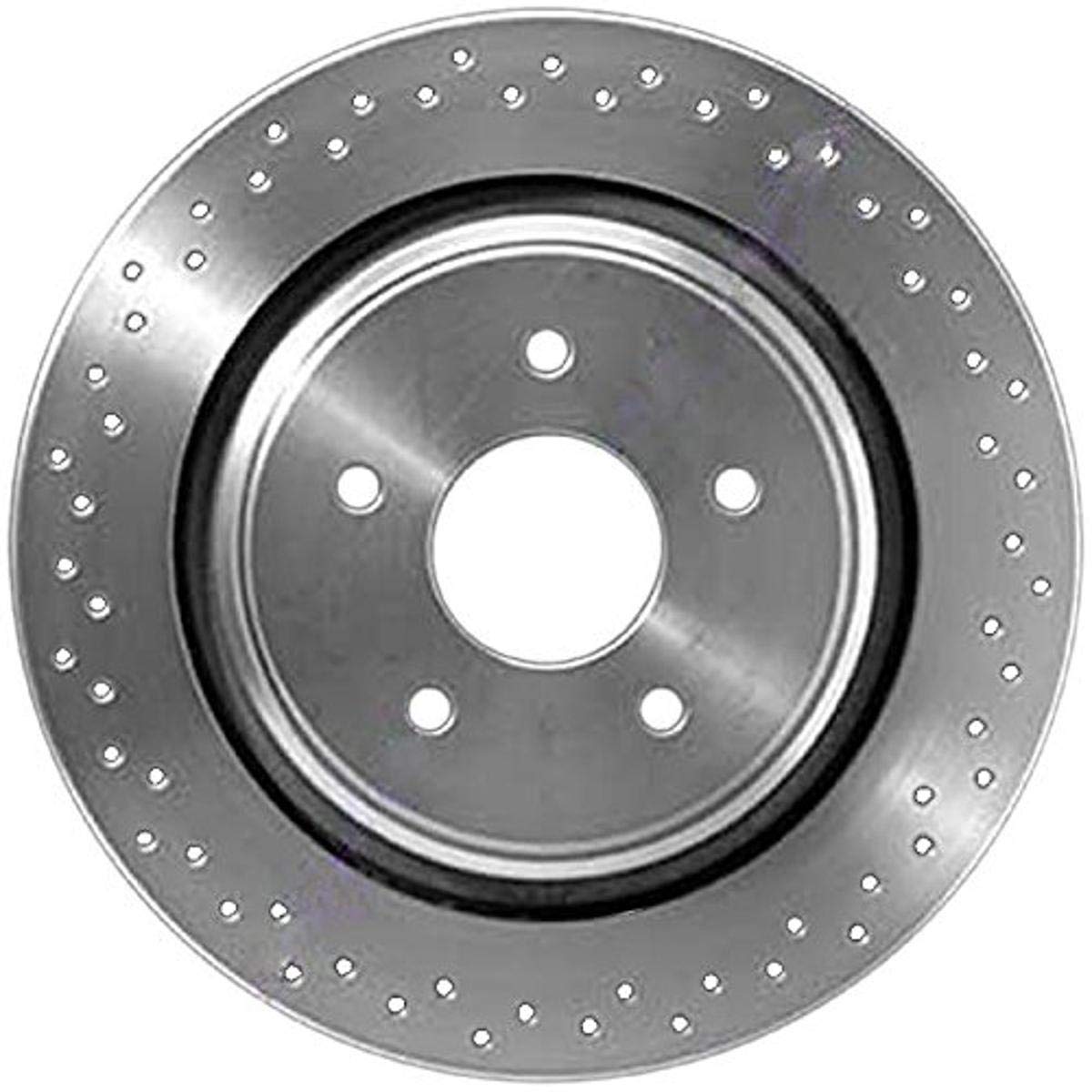 Bendix Premium PRT5663 Rear Brake Rotor for Cadillac XLR 2009-2006, Chevrolet Corvette 2013-2005