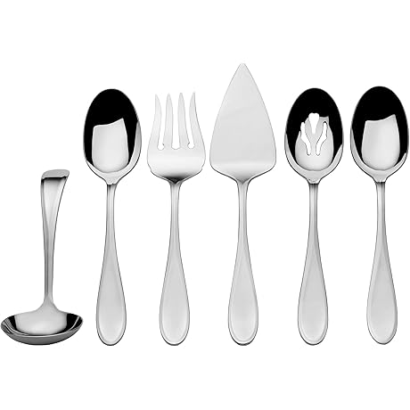Mikasa Bravo 6-Piece Serving Set: Refined Elegance for Your Table