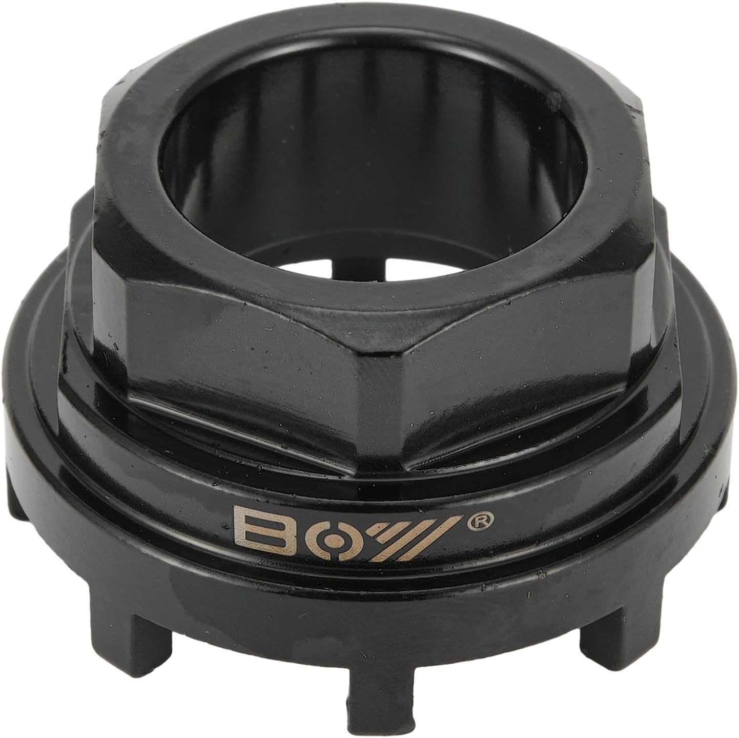 8-Notch For Bottom Bracket Tool for Cartridge BB Installation – Carbon Steel For Bike Maintenance & Cycling Repair Sleeve, 43.5 x 43.5 x 27 mm