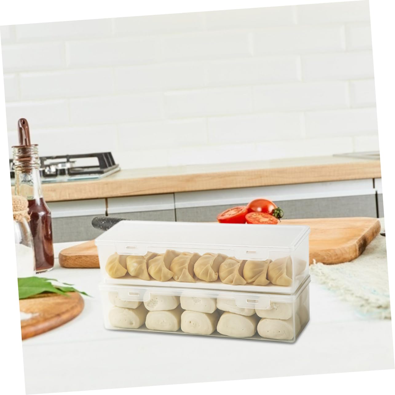 3stücke Kühlschrankbox Für Brot Obst Und Gemüse Aufbewahrungsbox Für Lebensmittel Mit Verschluss Organizer Für Küche
