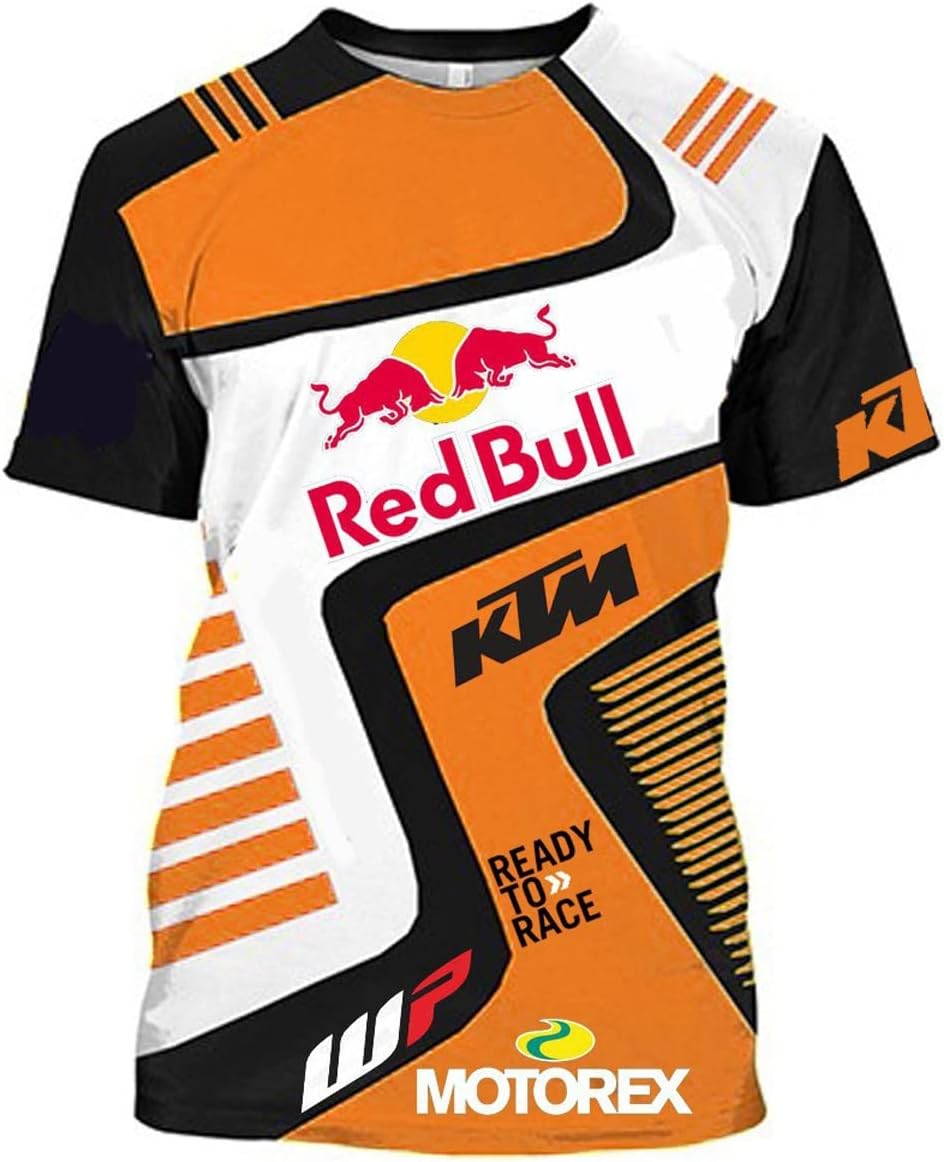 Summer T-Shirt for Man, Breathable T Shirts with Bull Graphic Short Sleeve Color-Block Tops Tees