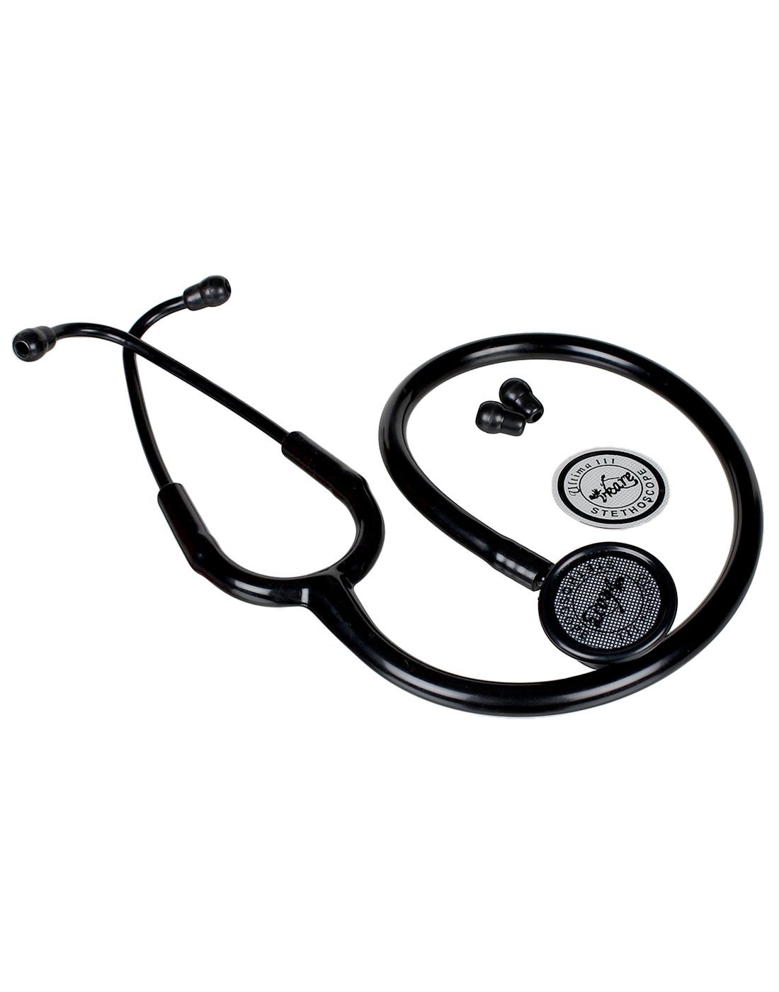 Vkare Adult Stainless Steel Stethoscope - Matte Black Edition 1