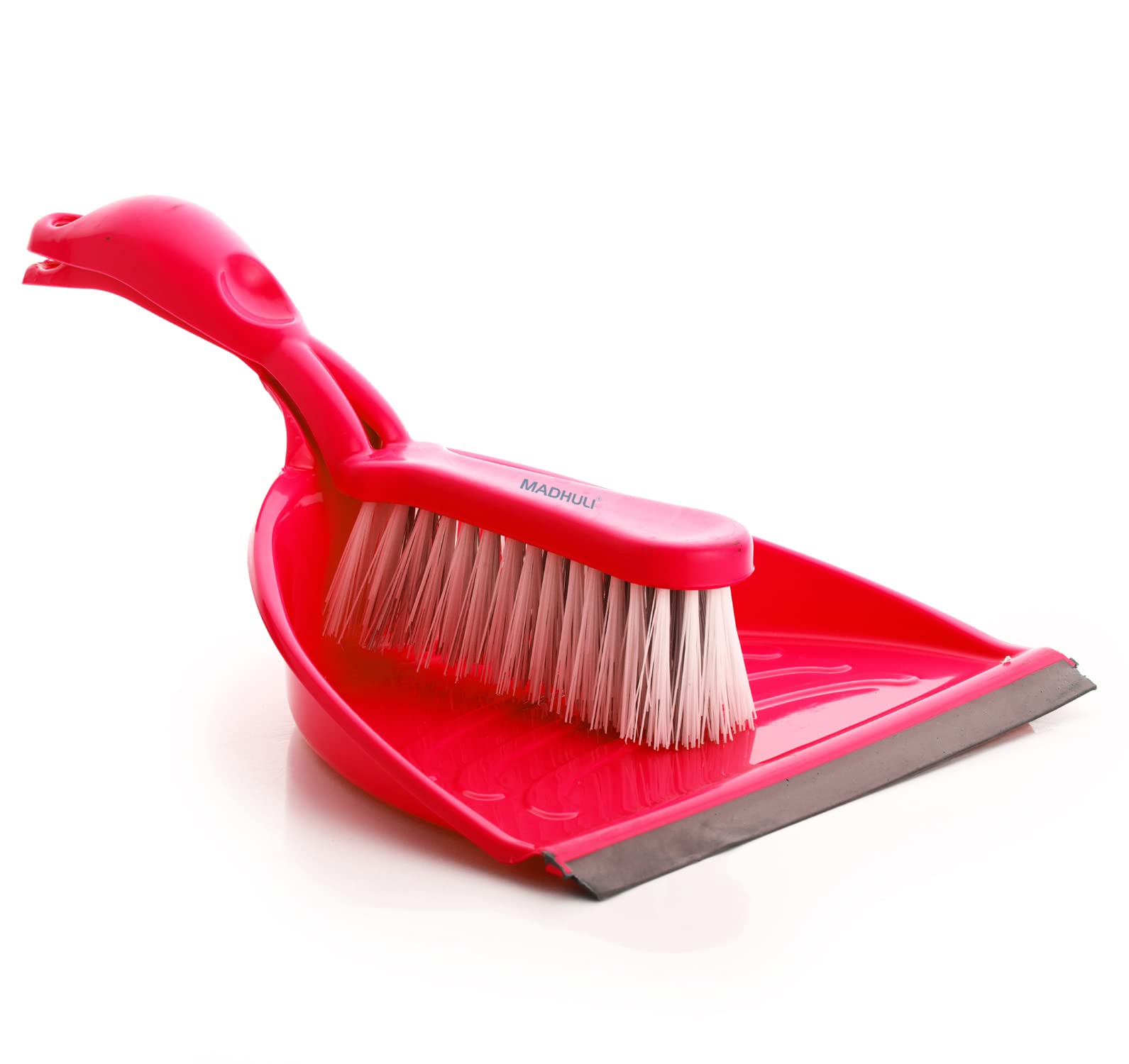Madhuli Dustpan Set With Brush, Dust Collector Pan, Supadi, Broom With Dust Pan, Unbreakable Virgin Plastic Brush set with Dustpan With Long Handle, Multipurpose Cleaning Tool For Home & Office -Red (B09ZHY4CQ7) Amazon Price History, Amazon Price Tracker