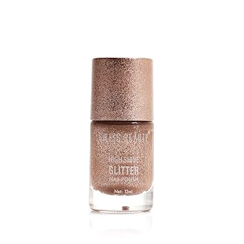 Swiss Beauty SB-MS60 High Shine Glitter Nail Polish Shade 04 - Premium Quality, High Coverage and Shine, Classy Look, Chip-Resistant Formula, Nail Polish, Makeup Nail Polish, Nail Paint