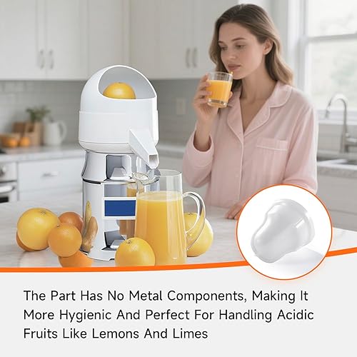 Miniatura 5 de Bombilla extractora de cuello cuadrado para exprimidor de limónlima blanco compatible con Sunkist No. 8 Reemplazar # 02AR