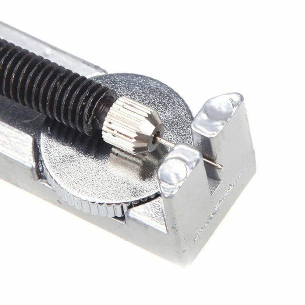 Watch Band Strap Pin Link Remover Pas Het Gereedschap Blauw Aan Watch Band Strap Pin Link Remover Pas Het Gereedschap Blauw Aan