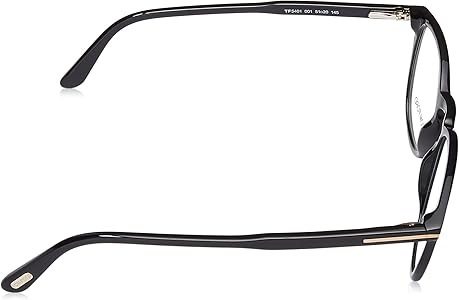 Amazon.com: Tom Ford FT5401-0001-51 Black Eyeglasses, Shiny Black