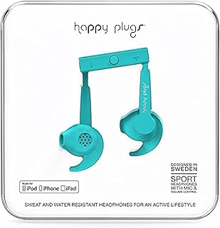 هابي بلاغز 7756 رياضية MFI سماعات داخل الاذن - فيروزي