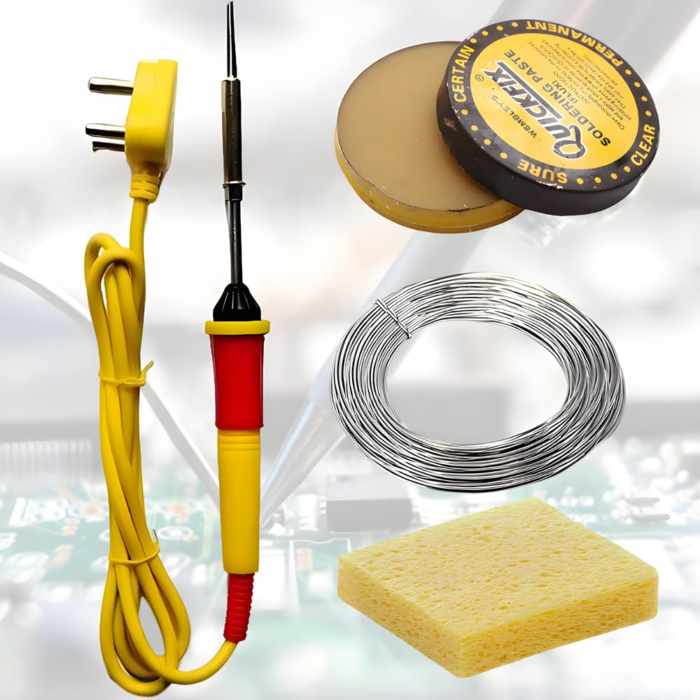 R&D Solder Iron kit, Electric 25W Soldering Iron Kit Set for Beginners For DIY Craft, Electronic and Industrial Work (4 in 1) (B0CRTTH4PM) Amazon Price History, Amazon Price Tracker