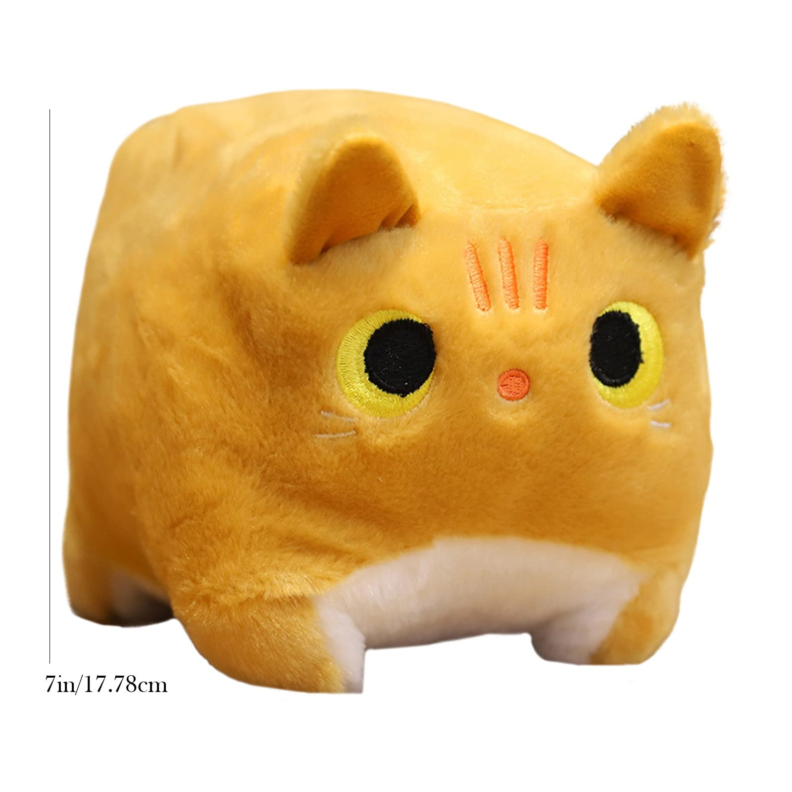 Amazon.co.jp: ぬいぐるみ かわいい四角い猫/ウサギ/クマの形の