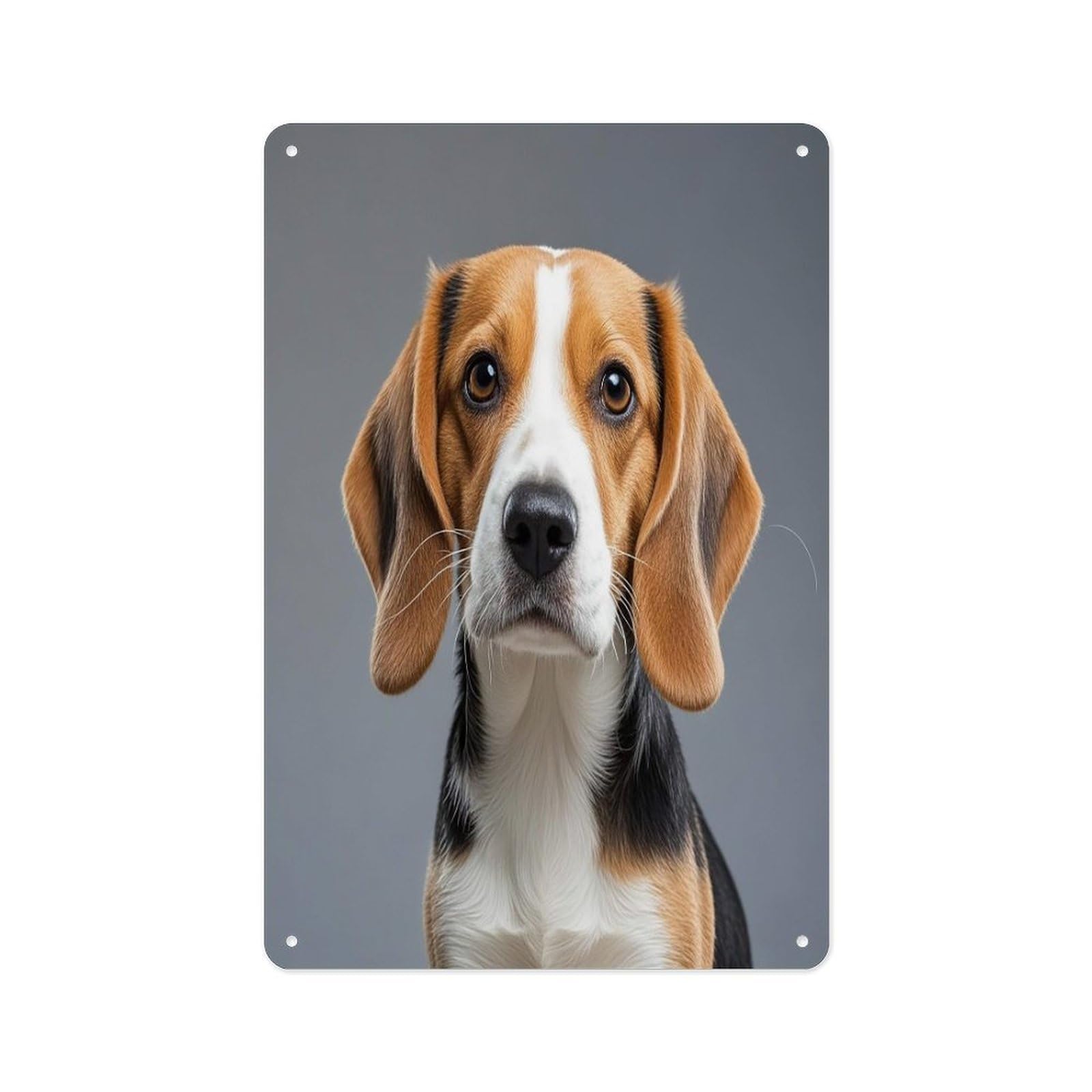 Fekiloot Style Cute Beagle Wall Decor Metal Signs Tin Signs Poster
