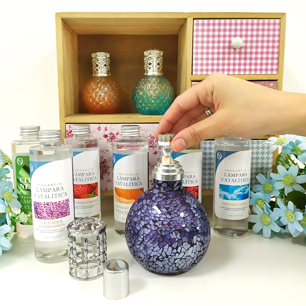 Pack Ahorro 2X Fragancias Lámpara catalítica 200ml: 1 Aroma Mediterranean Light + Limpiador Neutro
