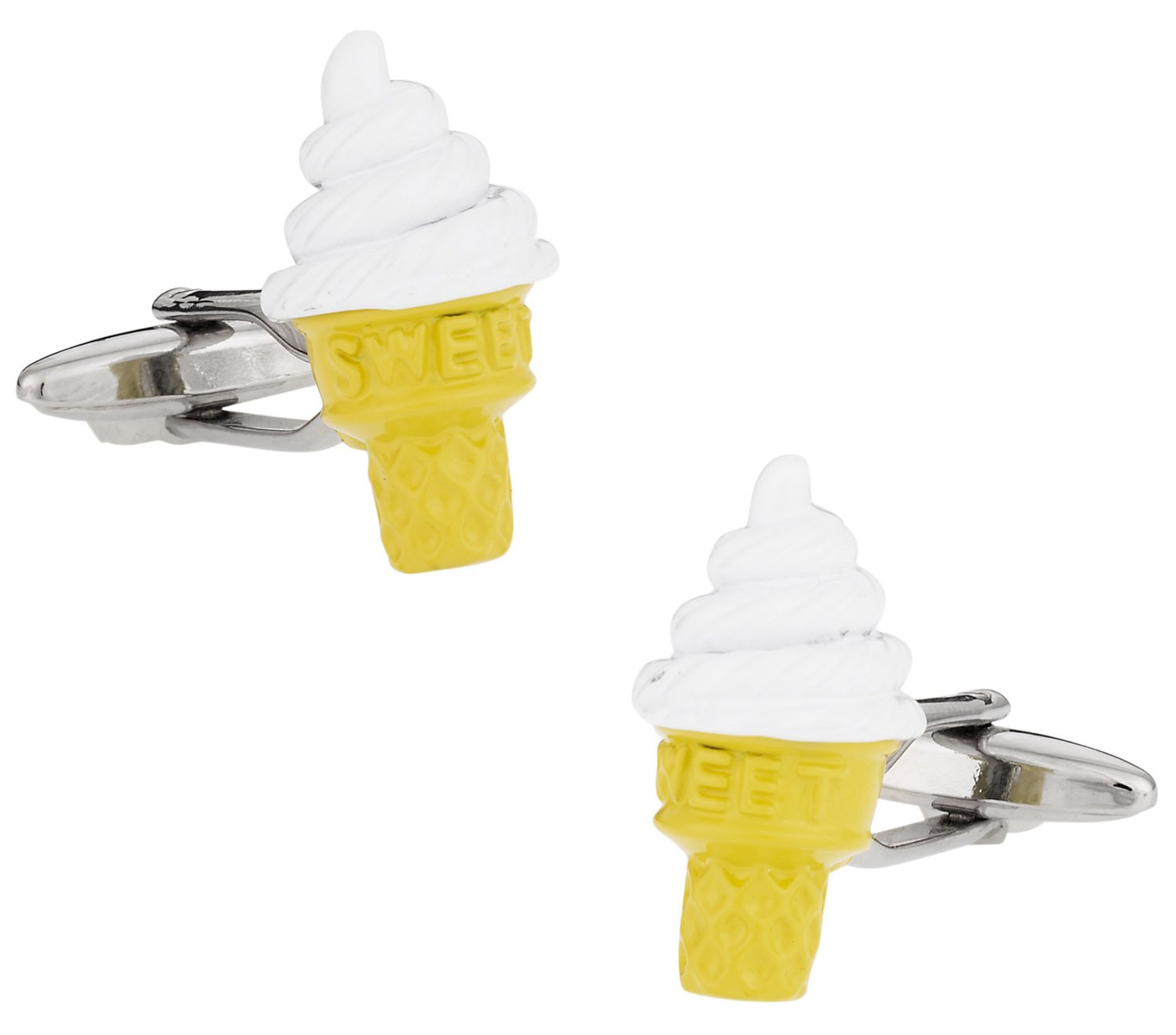 Cuff-Daddy Ice Cream Cone Cufflinks with Presentation Box